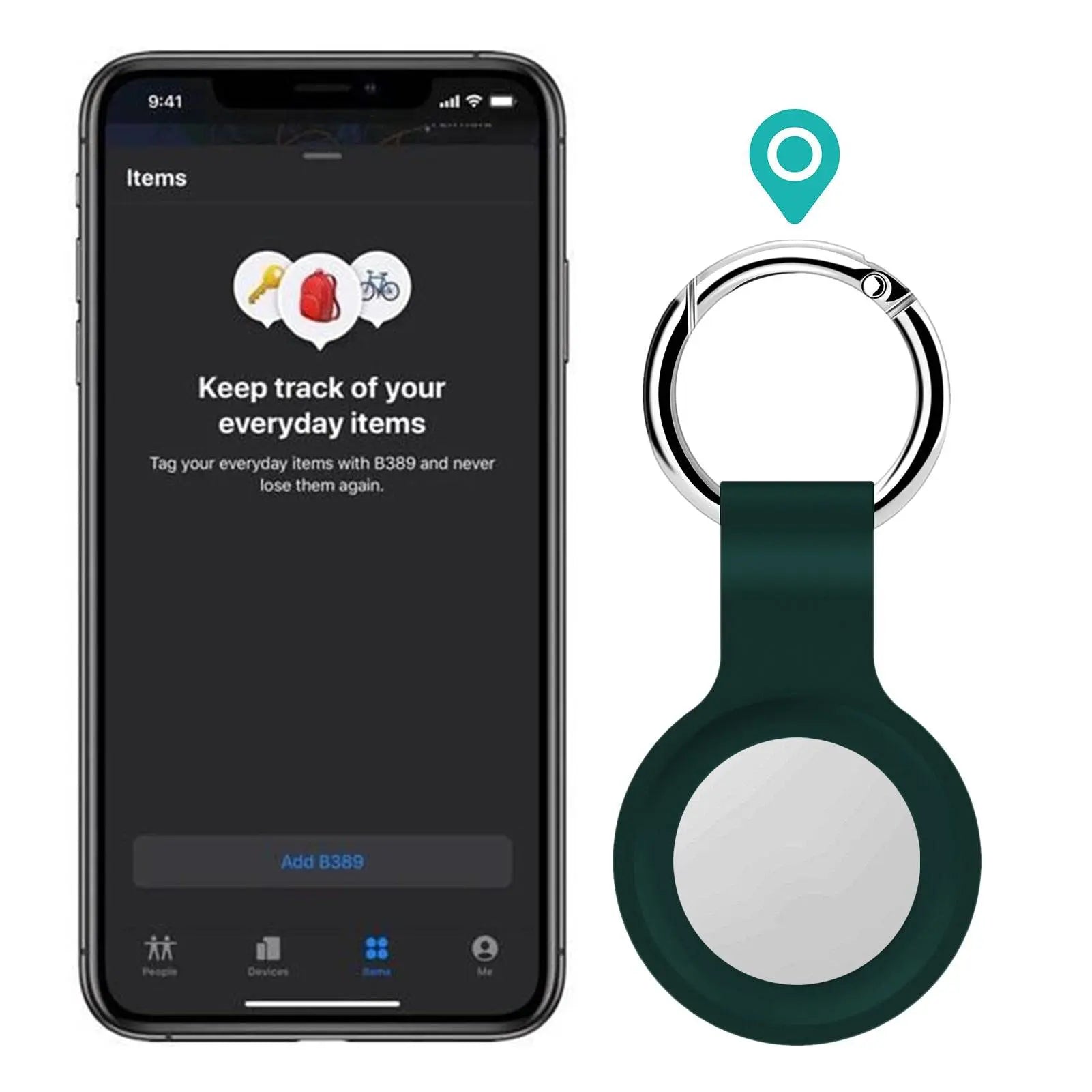 Premium Keychain Protective Case For Apple AirTags - Pinnacle Luxuries