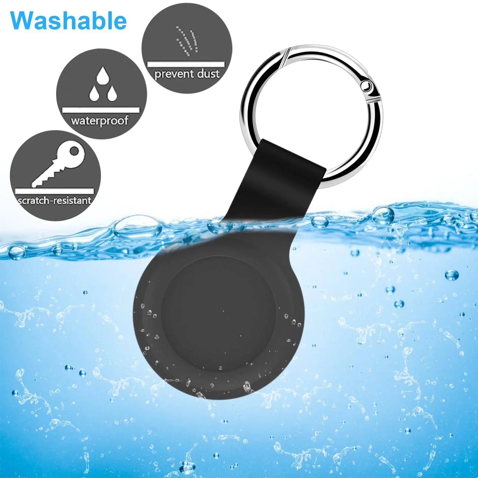 Premium Keychain Protective Case For Apple AirTags - Pinnacle Luxuries