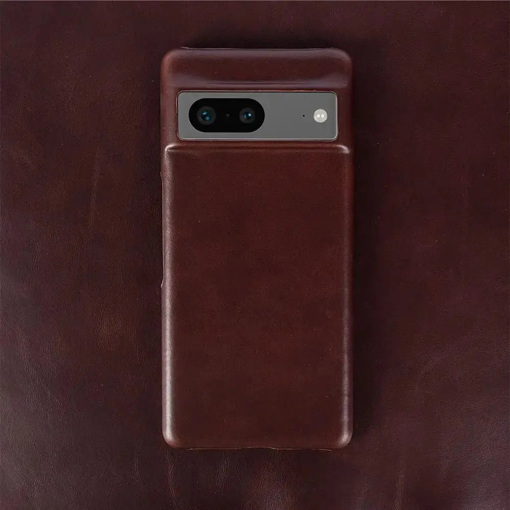 LuxeGuard Genuine Leather Case for Google Pixel 5 6 7 8