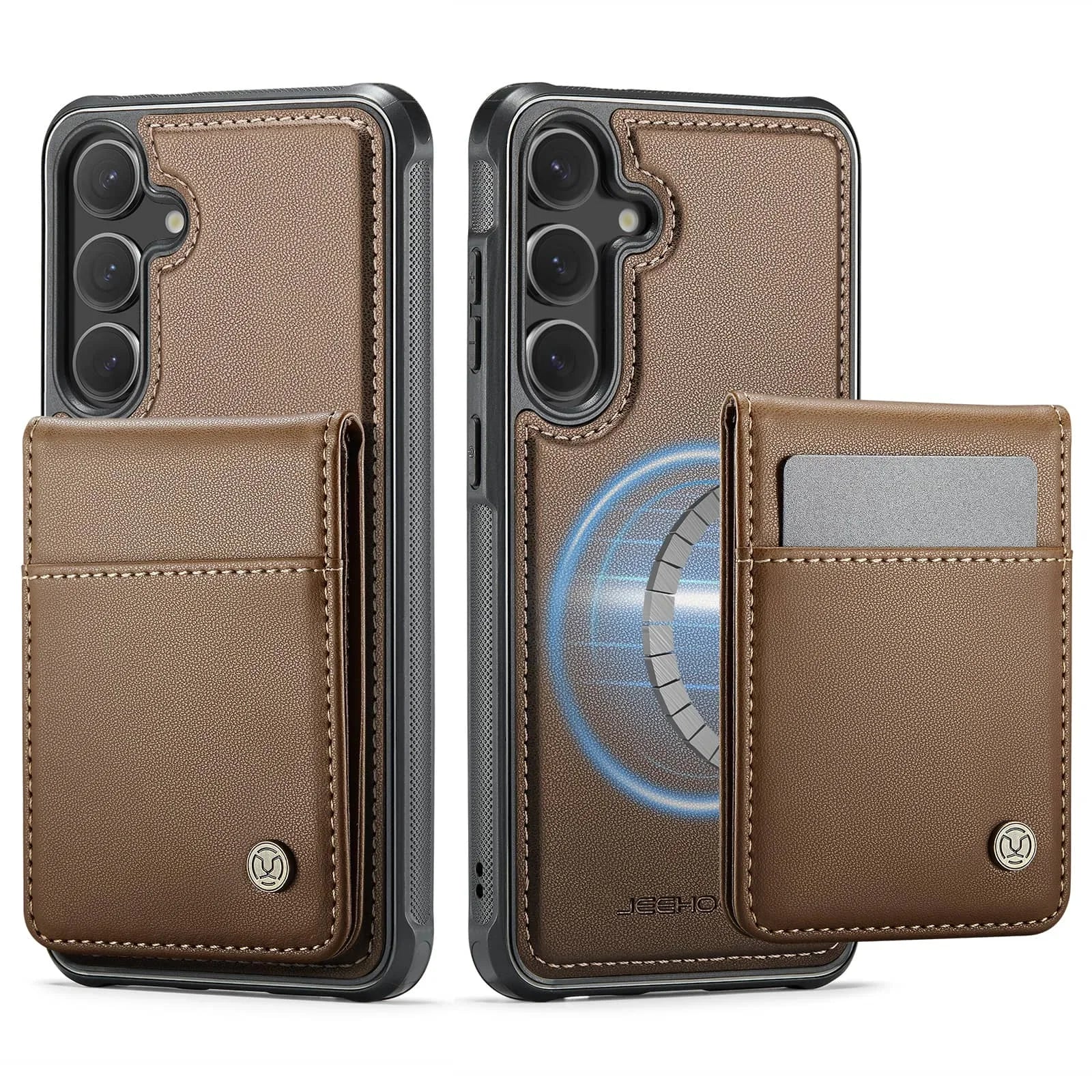 Premium Magnetic Wallet Case for Samsung Galaxy S25, S24, and Ultra – 2-in-1 Detachable Design