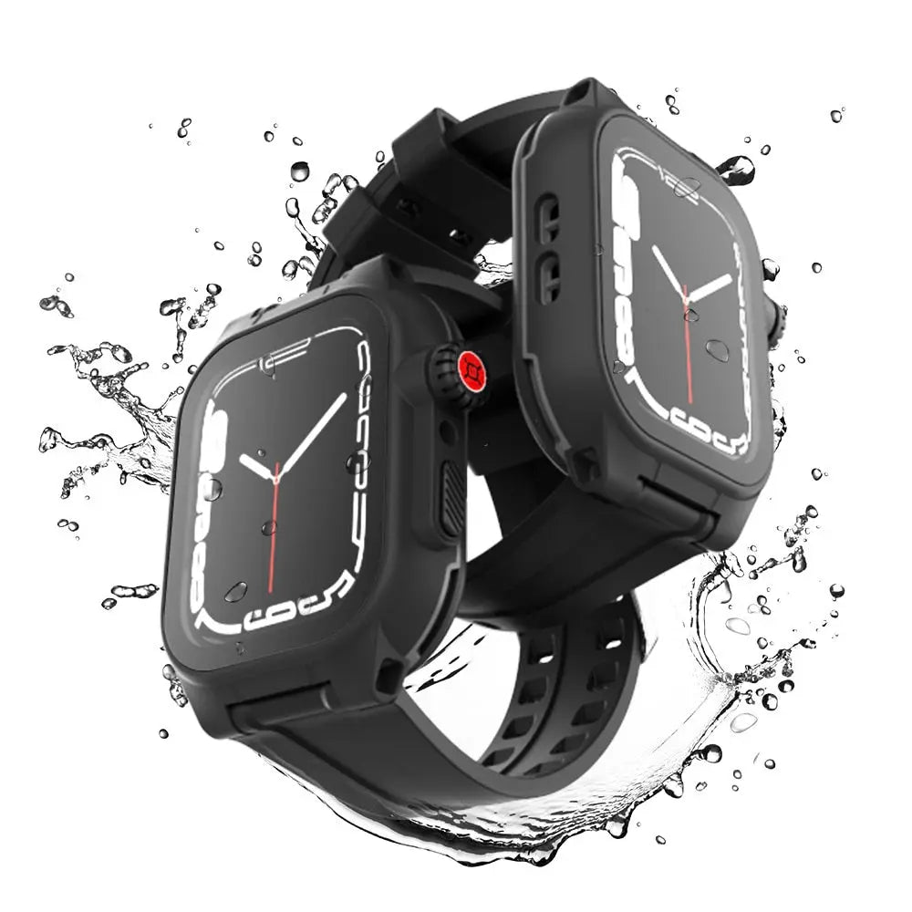 Pinnacle Military Grade Waterproof Band Case Combo For Apple Watch Pinnacle Luxuries