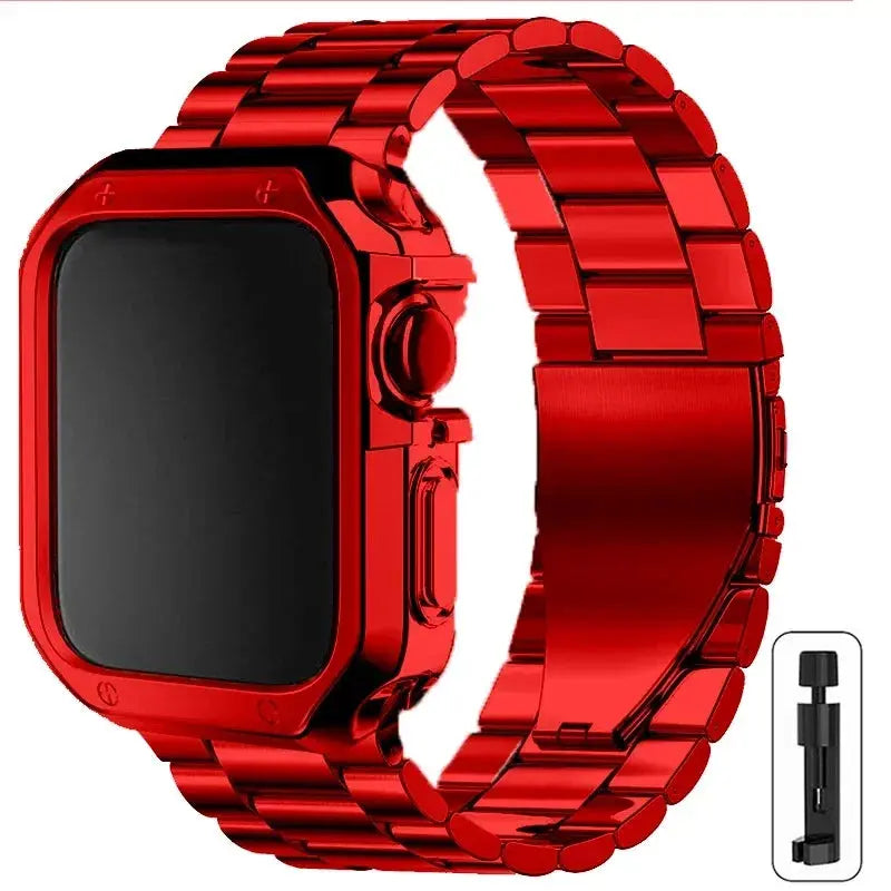 LuxGuard Elite Band & Case Set for Apple Watch