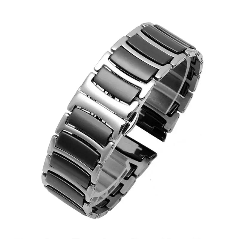 Pinnacle Custom Ceramic Steel Smartwatch Band 22mm 20mm - Pinnacle Luxuries