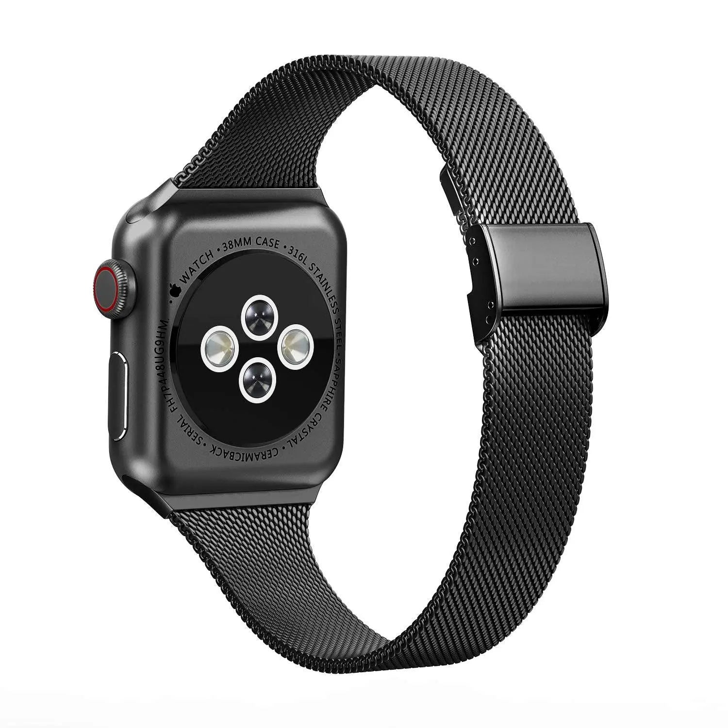 Premium Thin Stainless Steel Mesh Band For Apple Watch - Pinnacle Luxuries