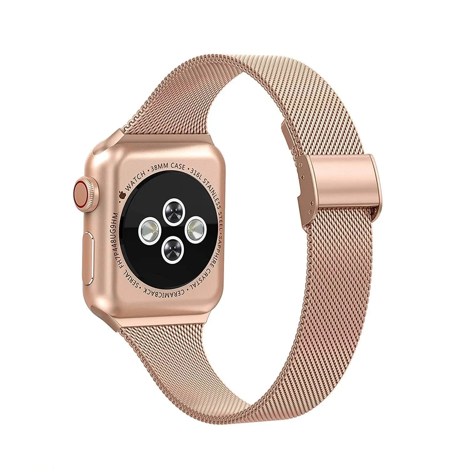 Premium Thin Stainless Steel Mesh Band For Apple Watch - Pinnacle Luxuries